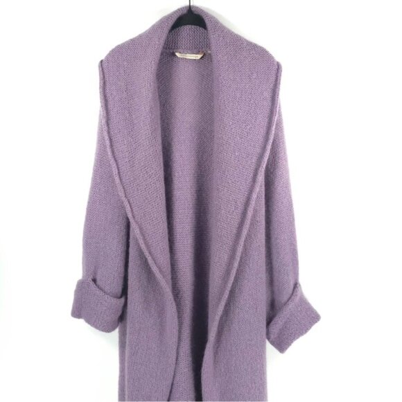 Soft Surroundings WOOL MOHAIR Blend Telluride Topper Duster Knit Cardigan LARGE‎ - Picture 9 of 16